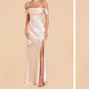 Birdy Grey Mia Satin Convertibke bridesmaid dress